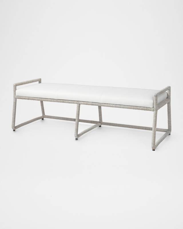 Stillwater White Bench, 64"